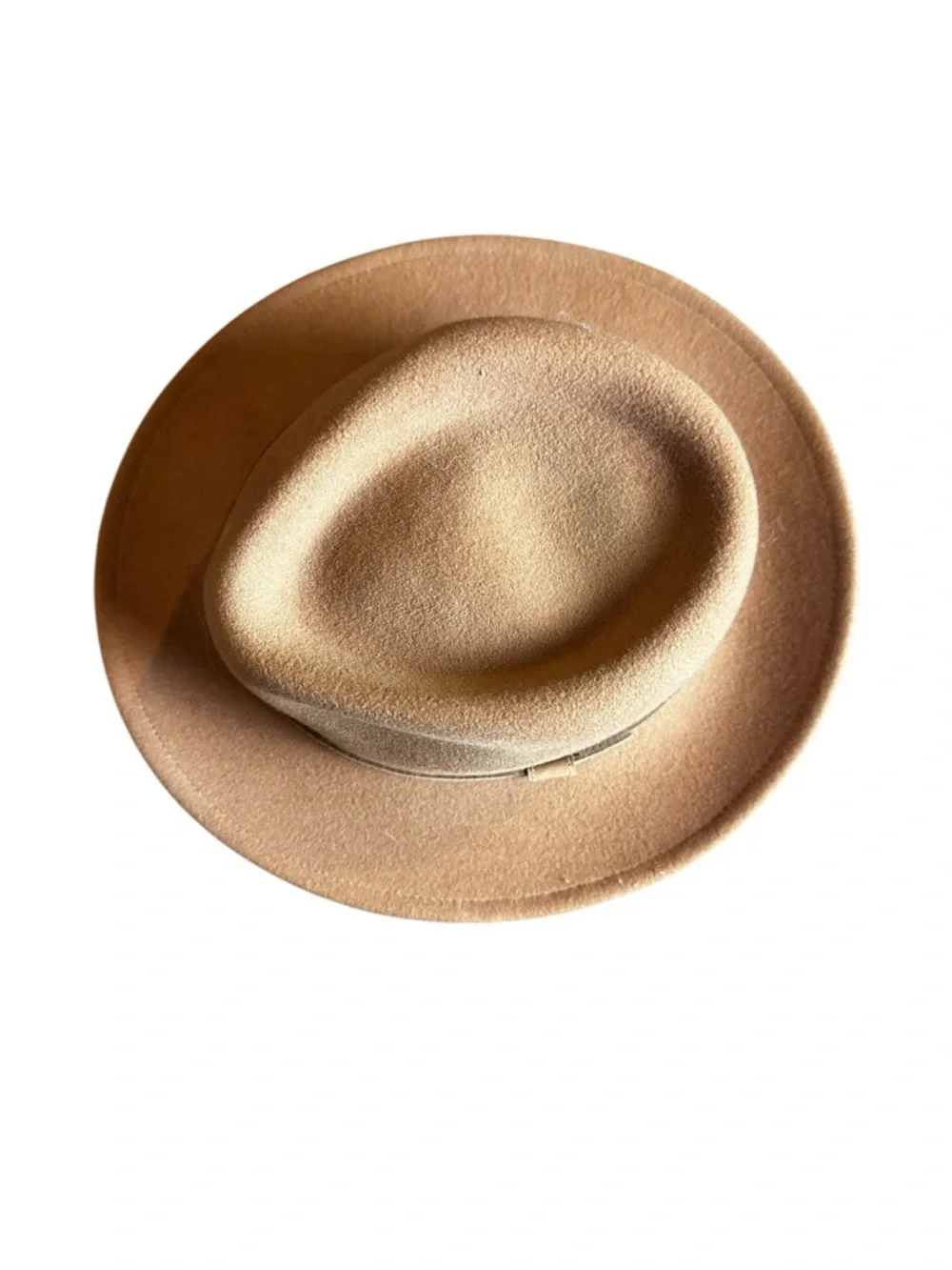 Redhead 100% Wool Fedora with Leather Trim Size S